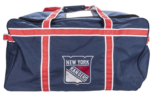 Brandon Dubinksy New York Rangers Game Used Equipment Bag (Steiner)
